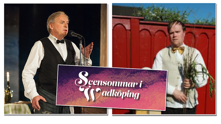 Stefan Jansson och Magnus Wetterholm på Scensommar i Wadköping