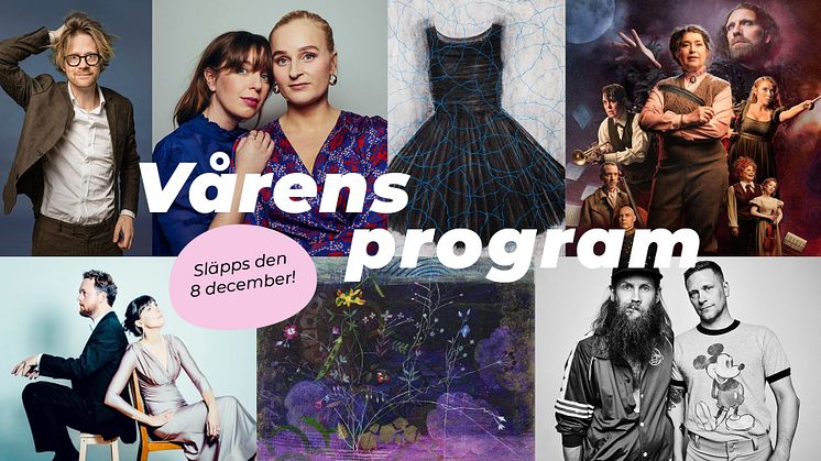 Programsläpp på kulturhuset den 8 december!