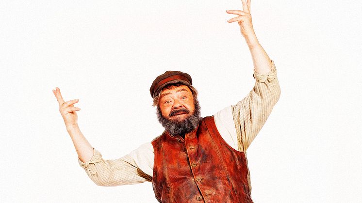 Tommy Kenter som Tevye, af fotograf Niels Ditlev