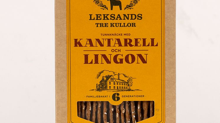 TRE KULLOR Kantarell och Lingon