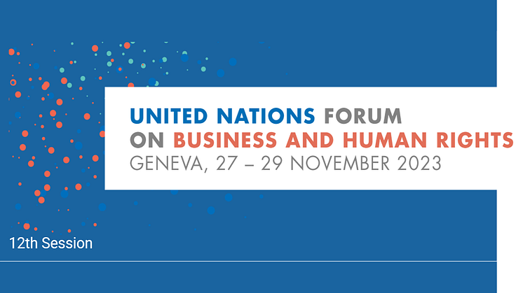 Event at the 12th UN Forum on Business and Human Rights in Geneva - Just Transition in Energy and Extractives Industries