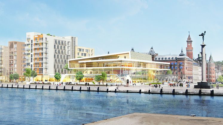 Helsingborgs nya konferenscenter SeaU är en av de kunder som valt fjärrkyla istället för egna kylmaskiner. Det betyder minskad elförbrukning och mindre läckage av köldmedia.