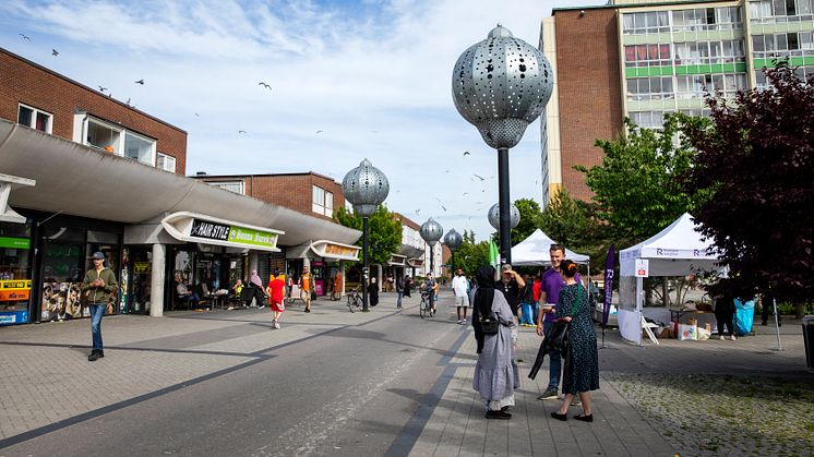 Det Rosengård våra medarbetare möter varje dag är inte bara grönskande och levande. Det är också en central stadsdel i förvandling som samhället har ett ansvar för, skriver vd Petra Sörling i debattinlägget. Foto: Miriam Preis