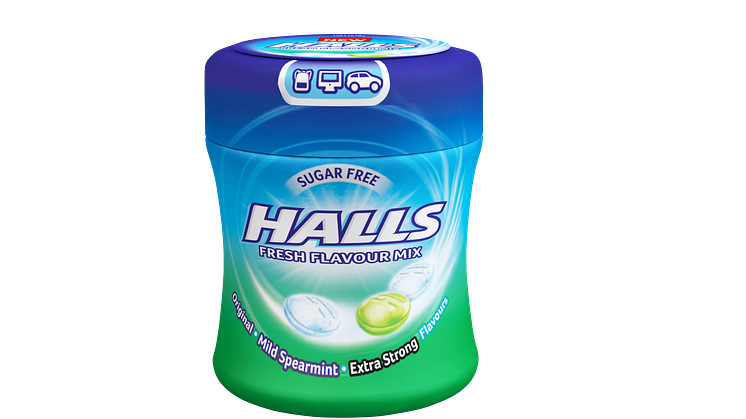 HALLS reafirma su versatilidad con el lanzamiento de su nuevo formato en bote