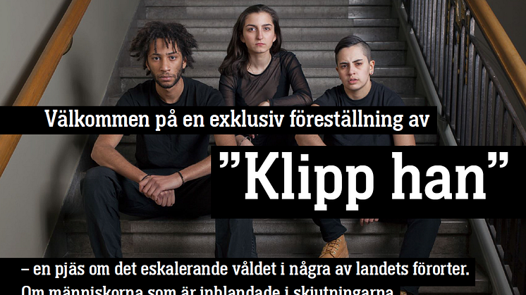 Klipp han spelas i Almedalen 