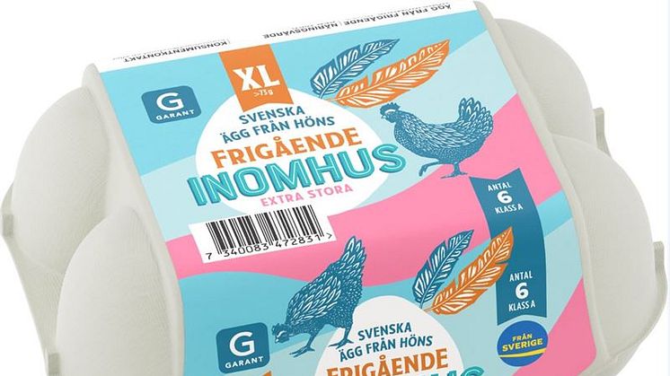 Axfood återkallar Garant ägg, frigående inomhus XL, 6-pack