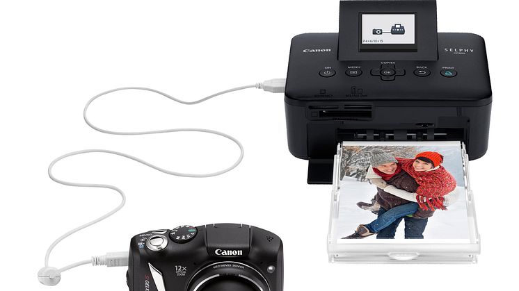 Utskrifter av fotolabbskvalitet – Canon lanserar den eleganta och smidiga ultrakompakta fotoskrivaren SELPHY CP800