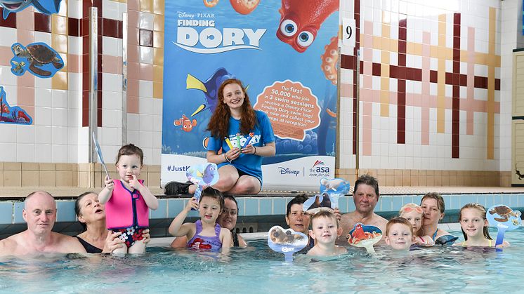 Find Dory and have oceans of fun at Bury Leisure sports centres 