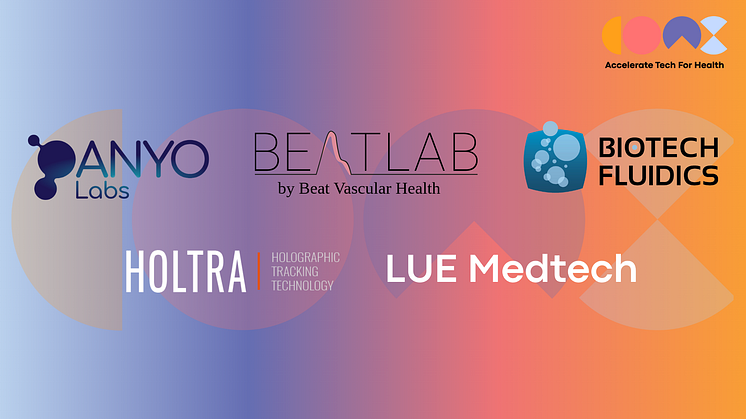 Five new healthtech companies join the CO-AX accelerator at Sahlgrenska Science Park