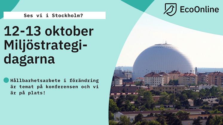 Miljöstrategidagarna i Stockholm