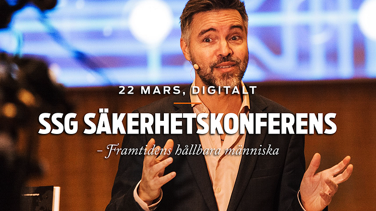 Antoni Lacinai inspirationsföreläser på årets SSG Säkerhetskonferens!