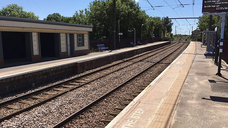 Network Rail is extending platforms at Littleport and Waterbeach stations to allow eight-carriage trains to call