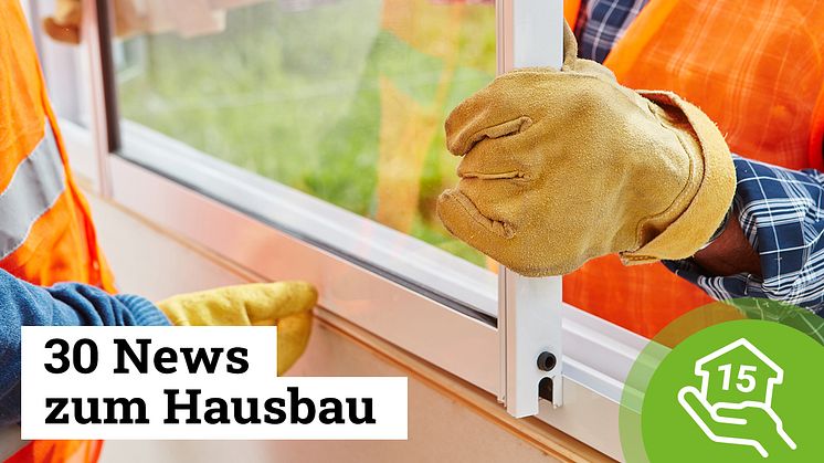 Bauherren stehen vor der Entscheidung: große oder kleine Fenster im Neubau. Tipp: Kombination aus verschiedenen Fensterformaten.