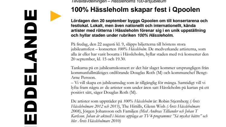 100% Hässleholm skapar fest i Qpoolen