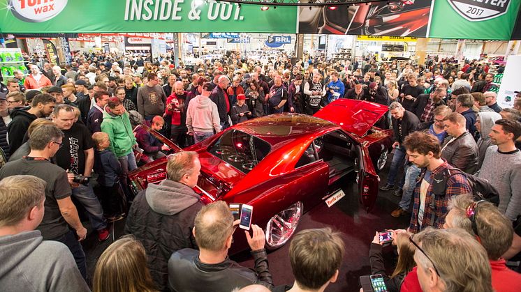 Johan Eriksson och hans världsberömda Dodge Charger RT/R -68 som senast visades på SEMA Show i Las Vegas.