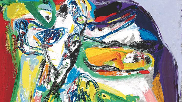 Asger Jorn: "La Joie d'être" (The joy of being), 1969.  Vurdering: 2-2,5 mio. kr.