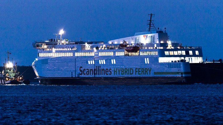 Scandlines’ nye færge har forladt værftet