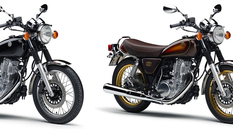 「SR400」　　　　　　　　　　　　　　　　　　　　　　「SR400 40th Anniversary Edition」