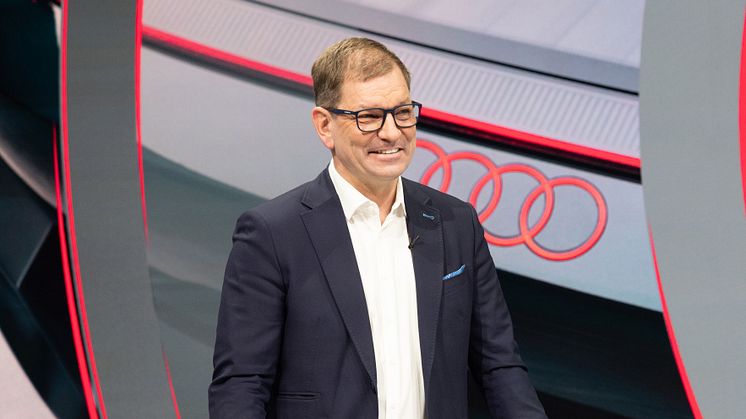 CEO Markus Duesmann ved Audis Annual Media Conference 2023 