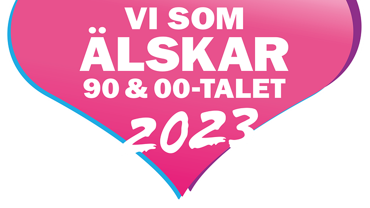 Nya fantastiska artistsläpp idag till ”Vi Som Älskar 90 och 00-talet”. Sveriges största party festival No 1