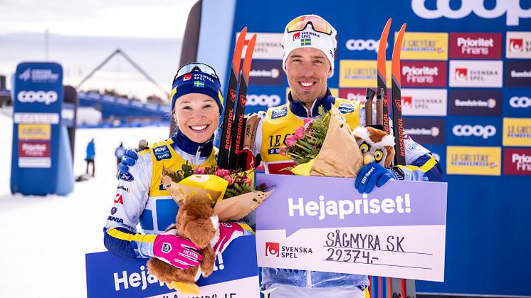Jonna Sundling och Calle Halfvarsson får Hejapriset i Falun