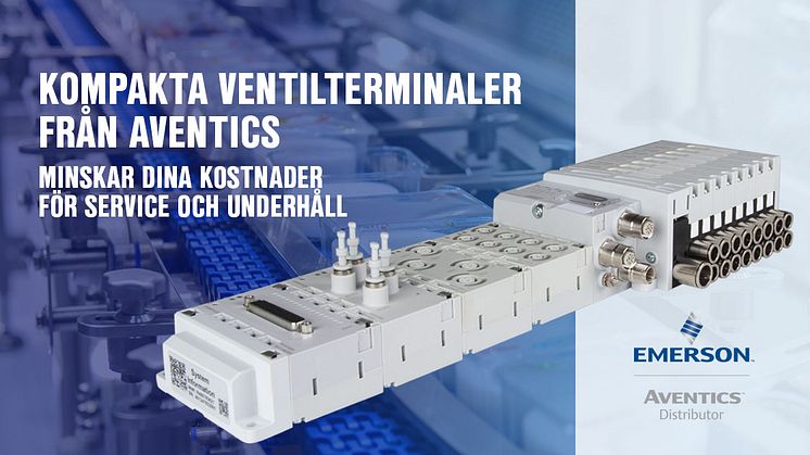 Kompakta ventilterminaler från Aventics