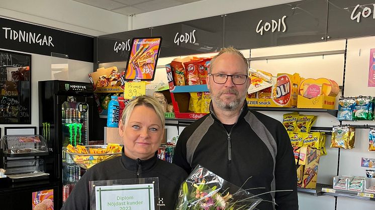 Catarina och Lars Vöcks på Direkten Hörby har Sveriges nöjdaste paketkunder.