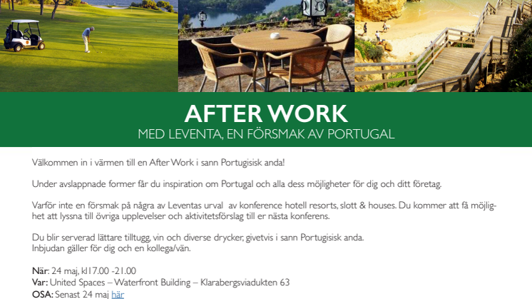 Leventa After Work 24 maj - United Spaces