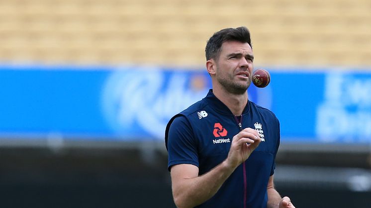 England seam bowler, James Anderson (Picture by Getty Images)