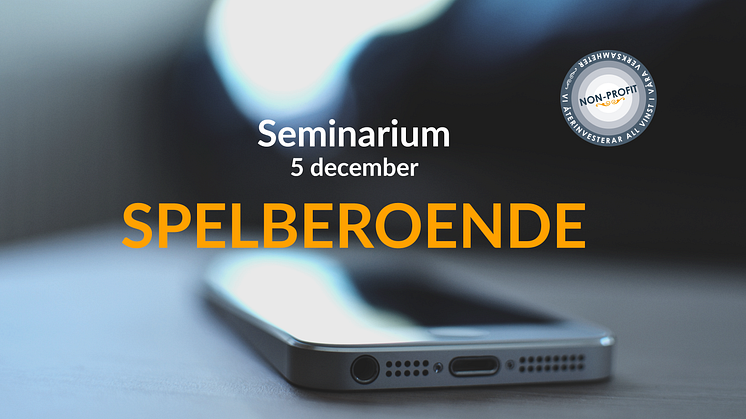 SEMINARIUM: Spelberoende 5/12