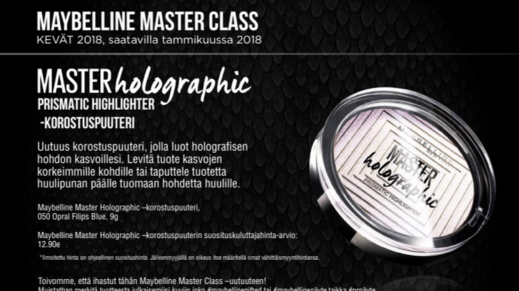 Maybelline MasterClass Holographic Highlighter