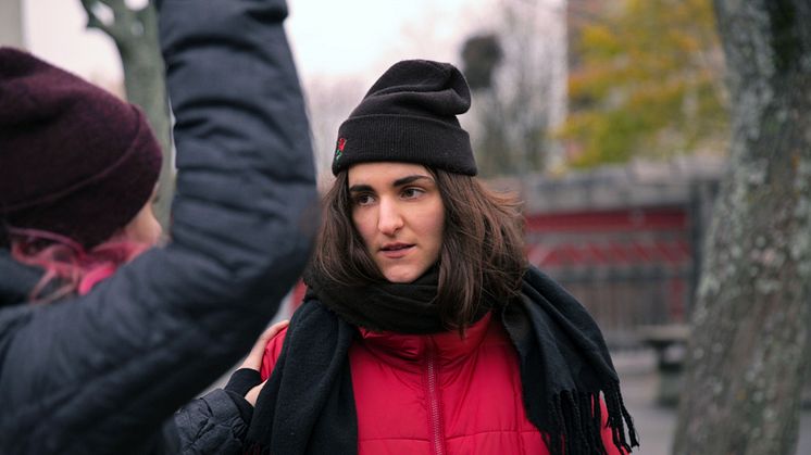 Sophie Vuković, en av konstnärerna i projektet Lyssna