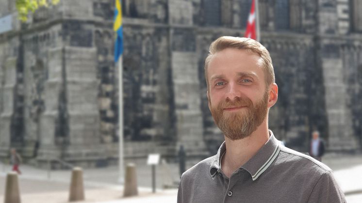 Lars Larsson, doktorand på Institutionen för datavetenskap vid Umeå universitet. Foto: Cristian Klein