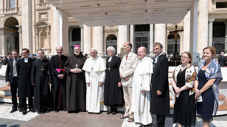 Ekumeniskt möte med påve Franciskus