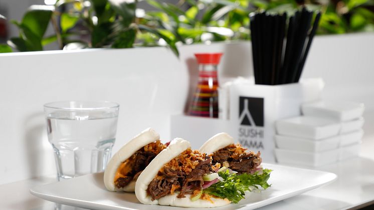 Sushi Yamas Bao Buns Yakiniku. Foto: Richard Ström