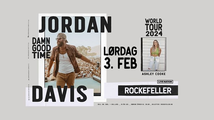 JORDAN DAVIS KLAR FOR OSLO!