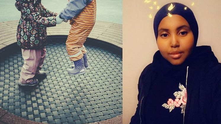 HAUGEN AKS: Asma Hassan (20) fikk jobb hos Haugen aktivitetsskole.