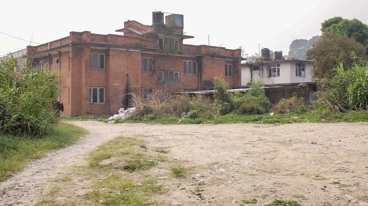 Tomta i Katmandu der barnepsykiatriklinikken skal bygges