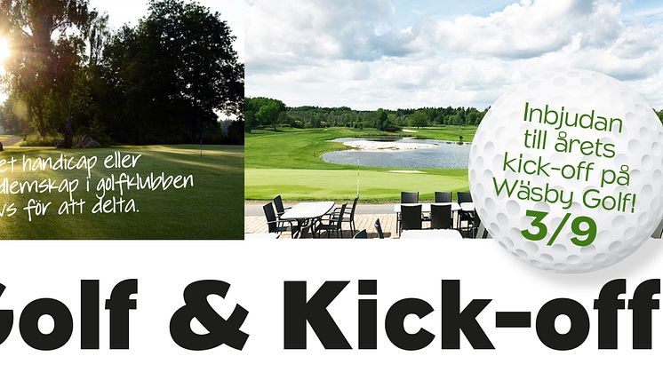 Kick-off på Wäsby Golf