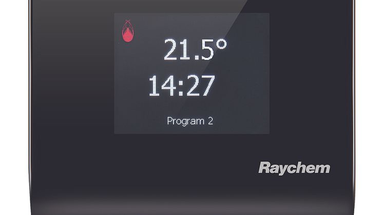 Raychem SENZ - design golvvärmetermostater med touch, swipe och wifi