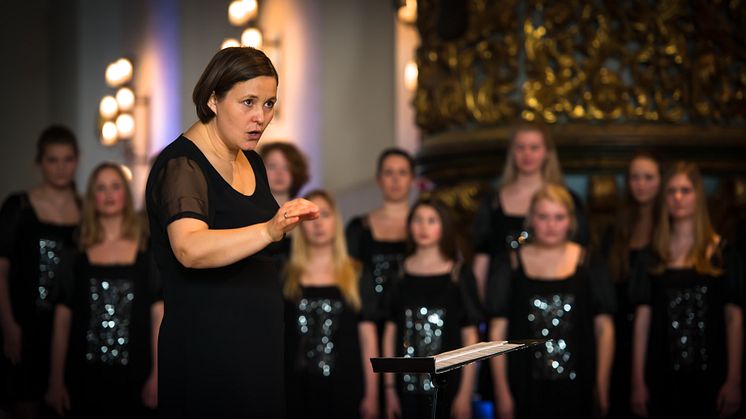 Anne Karin Sundal-Ask, dirigent for Det Norske Jentekor siden 2005 er tildelt prisen Årets utøver 2019