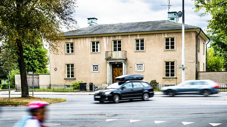 Familjen Wadströms fastighet i centrala Norrköping. Foto Thor Balkhed.