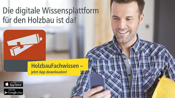 Die App "HolzbauFachwissen" ist optimiert für Tablets und Smartphones und auf bis zu drei Endgeräten je Zugang nutzbar.