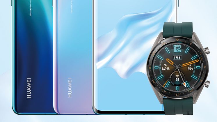Huawei P30-serien med Watch GT på köpet 