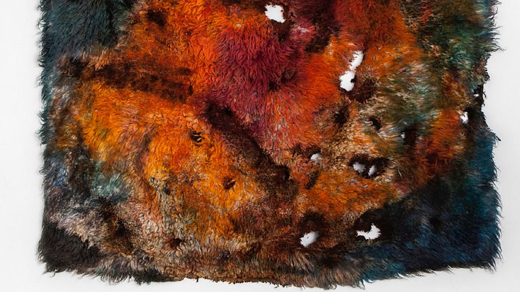 HEATWAVE, Anna Betbeze. 2014. Wool, acid dyes, ash. Courtesy the artist.jpg