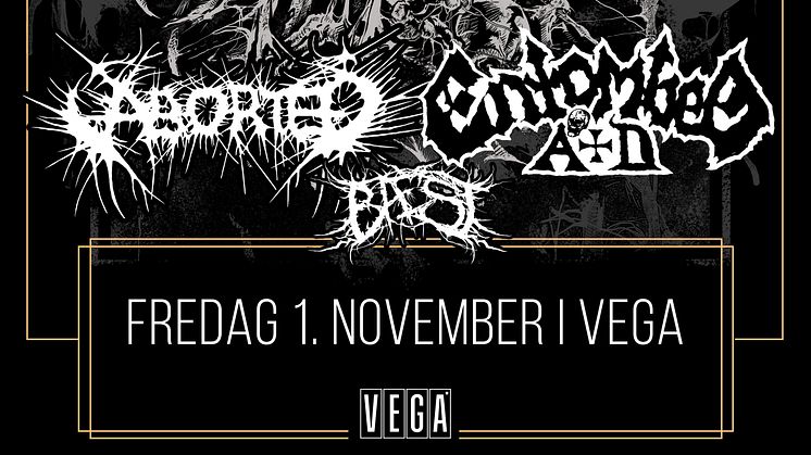 Aborted, Entombed A.D. og Baest brager dobbeltpedalerne i bund til metalmekka