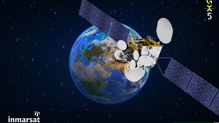 Hi-res image - Inmarsat - Inmarsat has confirmed commercial service introduction of GX5, the company’s newest, most powerful geostationary satellite to date