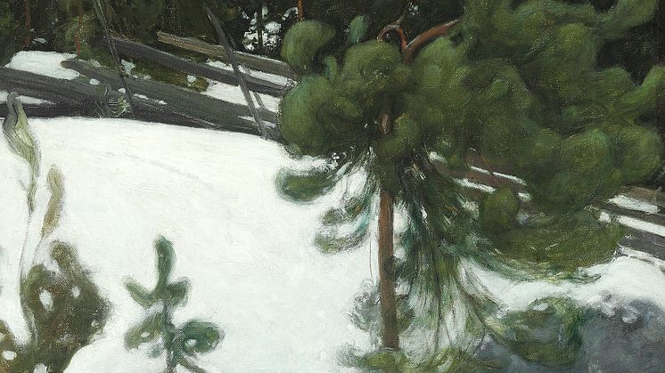 Pekka Halonen: Winter landscape.