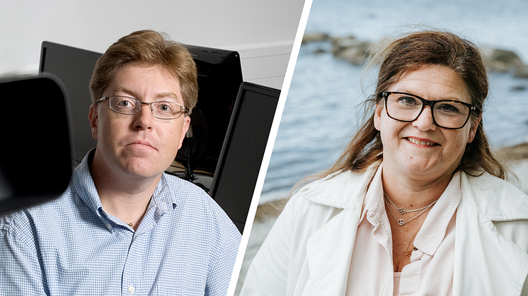 Peter Parnes, Forskare på Luleå tekniska universitet och Lena Flodin, Pedagogik- och utvecklingschef på YH Akademin. Foto: Tomas Bergman & Patricia Holmen.