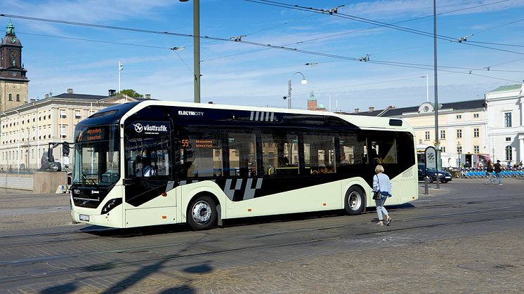 Elbussen på linje 55 har under våren använts som mobil mätstation för partiklar i Göteborgsluften